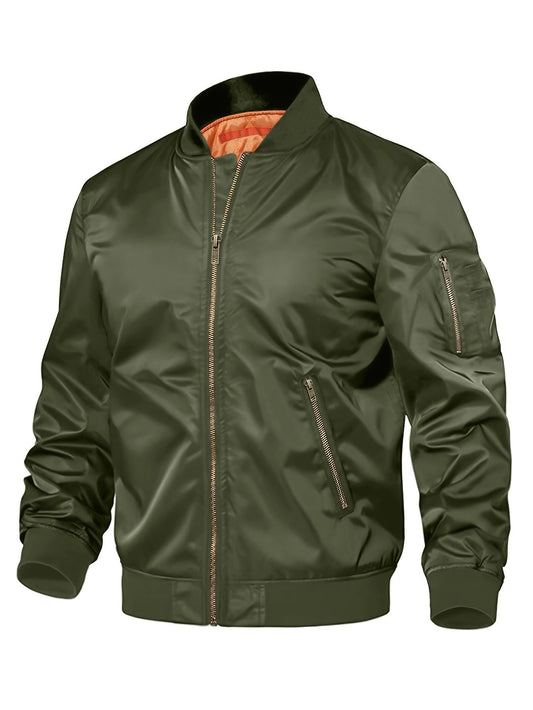 Military Men's Bomber Jacket Baseball Jacket Pilot Jacket