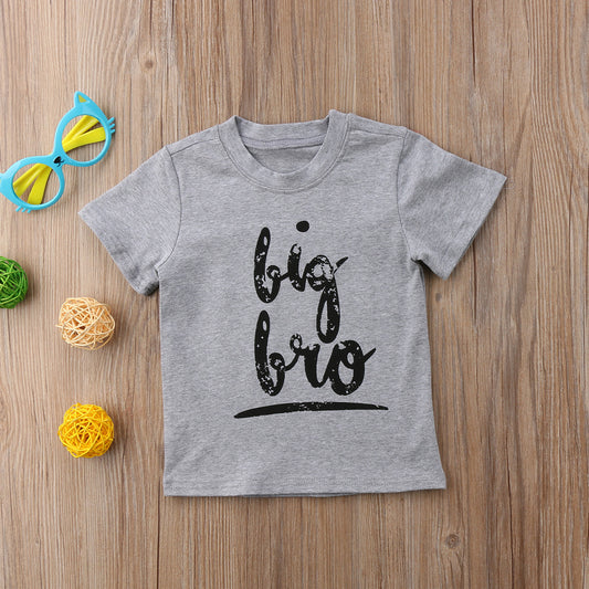 Kids Printed t-shirt New Fashion brother sister Tshirt