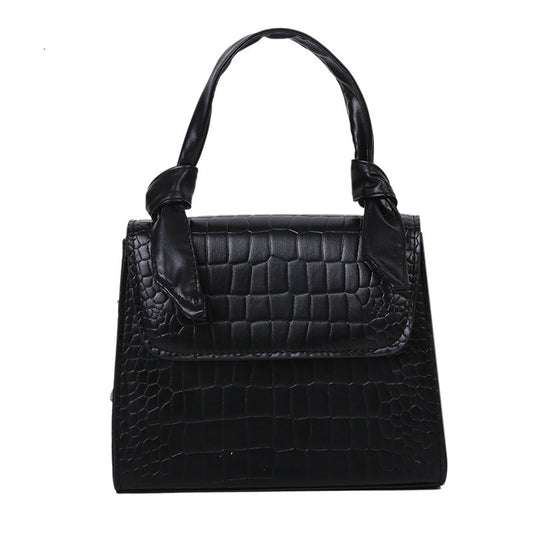Luxury Women’s shoulder crocodile skin Embossed leather style Armpit Bag