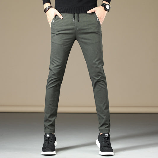 Mens Casual pants men trendy wild youth pants