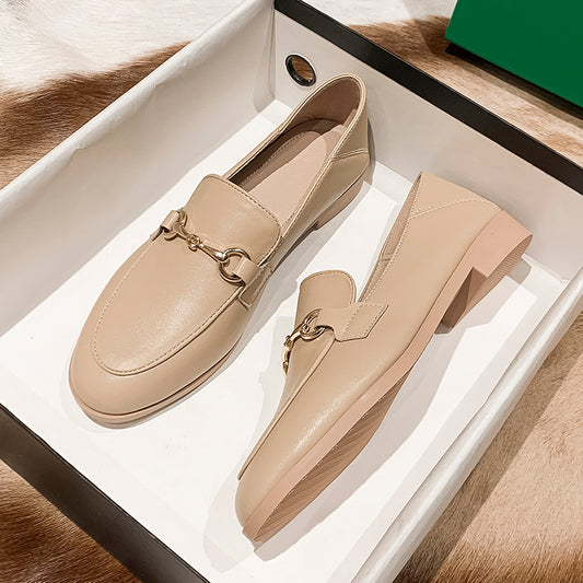 Flat Loafers for Women, Business Casual Comfortable Slip On Work Dressy Shoes Penny Loafer para Mujer