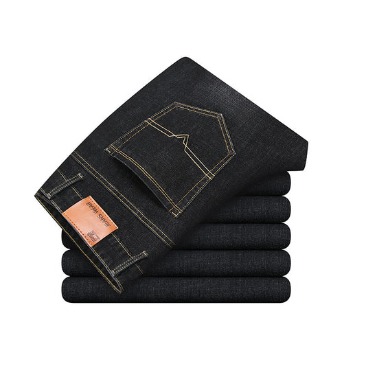 Fashion Jeans Men's Straight Loose Long Pants Men's New Large Size Casual Jeans