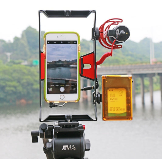 Ulanzi Handheld Smartphone Video Rig Case For Samsung,Phone Rig Stabilizer For Live Stream Youtube Filmmaking Vlogger
