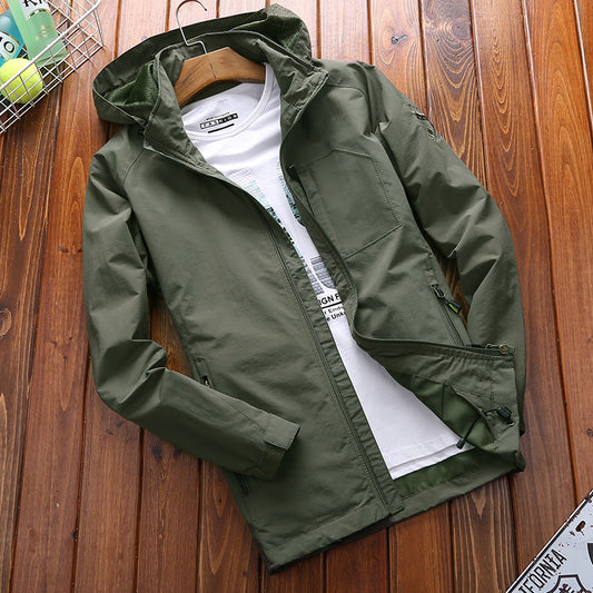 Men's winter 2025 Jacket spring and autumn Hooded jackets