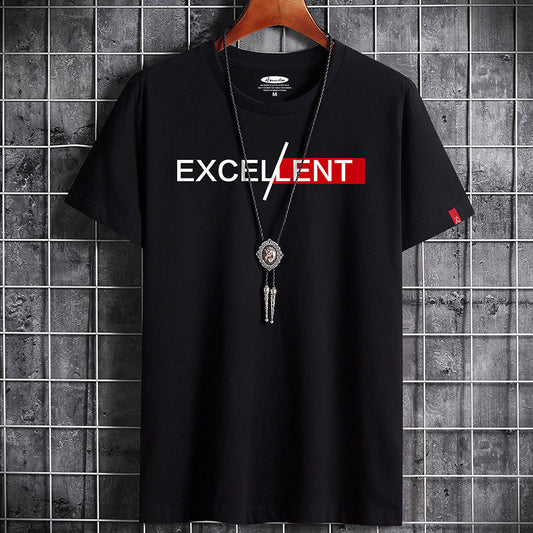 Mens Fashion Cotton Summer Men's Short-sleeved T-shirt Bottoming Shirt Top Clothes For Men