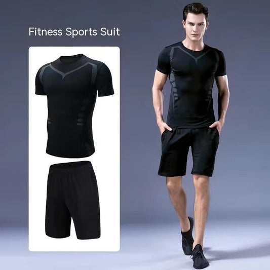 2 piece set Compression Sport Suit Quick Dry Running Gym Fitness Tracksuits Set US
