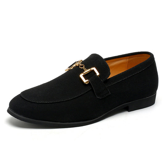 Men's Suede Loafers Fashion Luxury Wedding Party Dress Shoes