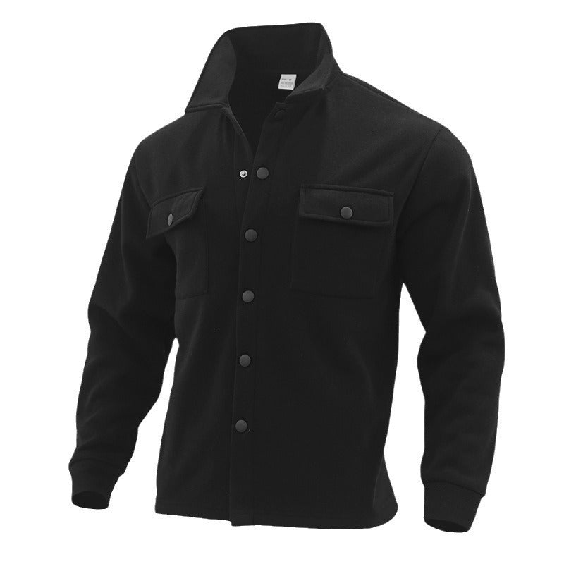 Men's jacket lightweight jacket turndown collar with 2pocket