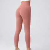 Womens Seamless Leggings Yoga Pants Tummy Control Workout Running Yoga Leggings