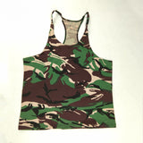 Mens Camouflage Sports Vest Athletic Soft Feel Summer Tank Sleeveless Top