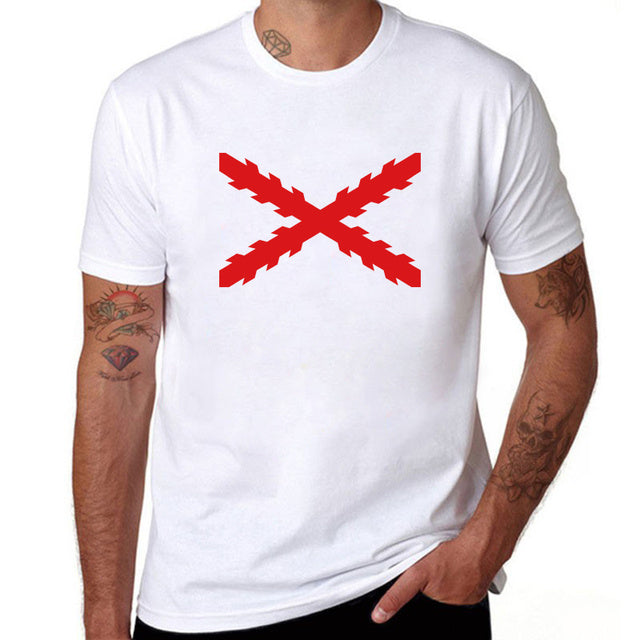 Mens National Flag T Shirts Short Sleeve