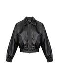 Mens Retro Short leather jacket