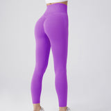Womens Seamless Leggings Yoga Pants Tummy Control Workout Running Yoga Leggings