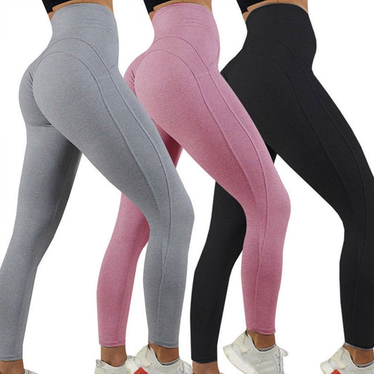 Women Fitness Sports Leggings Ladies Gym High Waist Gym Yoga Pants With Stretch