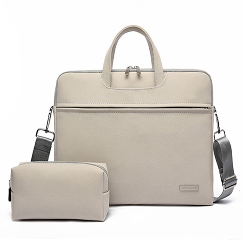 PU Leather Women Laptop Bag Notebook Carrying Case Briefcase For Macbook Air 13.3 14 15.6 Inch