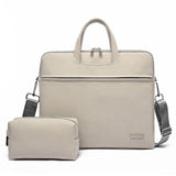 PU Leather Women Laptop Bag Notebook Carrying Case Briefcase For Macbook Air 13.3 14 15.6 Inch
