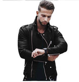 Leather jacket fashion jacket motorbike jacket