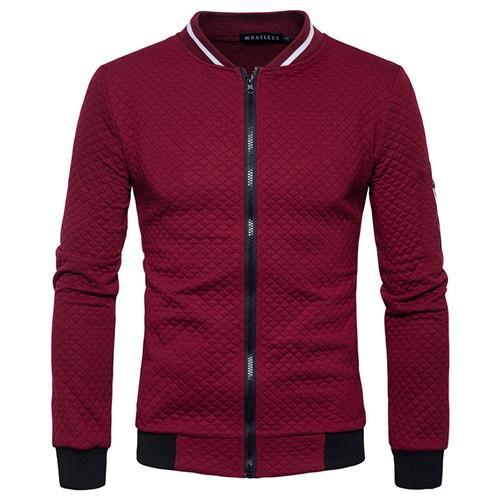 Mens Fashion Zipper Cotton Jacket For Mens