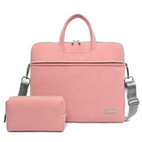 PU Leather Women Laptop Bag Notebook Carrying Case Briefcase For Macbook Air 13.3 14 15.6 Inch