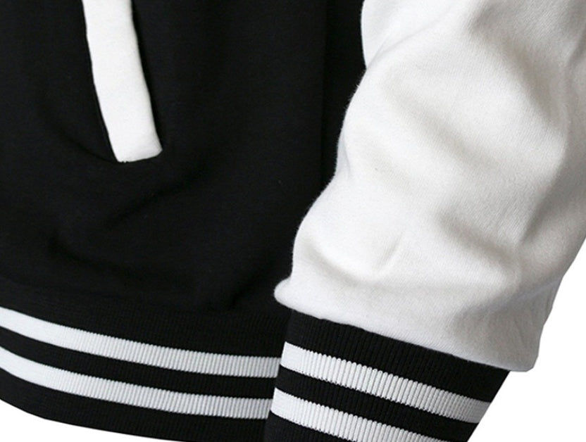 Men Letterman Varsity Baseball Jacket Winter Streetwear Jacket