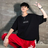 Men's Oversized Tees Half Sleeve Drop Shoulder Summer Casual T Shirt