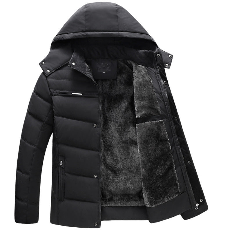 Mens Winter Padded Jacket Warm Military Jacket
