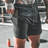 Mens Shorts Pocket Compression Shorts
