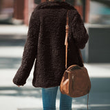 Women's faux fur jacket women's overcoat