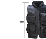 Outdoors Tactical Vest, Nylon Adjustable Lightweight Airsoft Vest for Playing or Training
