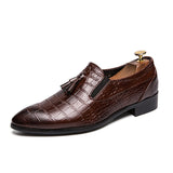 Mens Pointed leather shoes