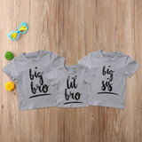 Kids Printed t-shirt New Fashion brother sister  Tshirt