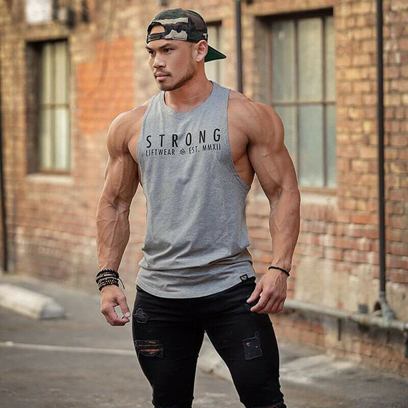 Men's Vest  Dry Fit Y-Back Muscle Tank Top