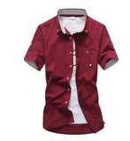 Adult Fashion Embroidery Mens Shirts