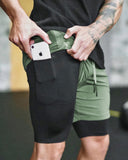 Mens Shorts Pocket Compression Shorts