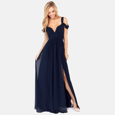 Women's Long Floor Length Elegant Greek Style Pleated Dress Lightweight and Elegeance