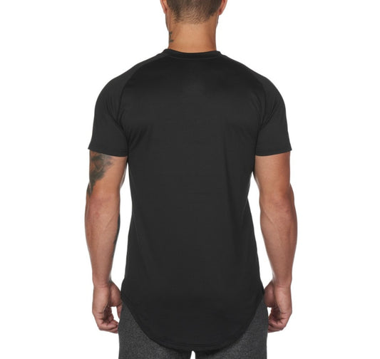 Gym Wear Plain Shirts Mens Fittness Sports Clothing