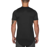 Gym Wear Plain Shirts Mens Fittness Sports Clothing