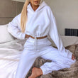 Womens Jogging Suits For  2 Piece Sweatsuits Tracksuits Sexy Long Sleeve Hoodie Casual Fitness Sportswear