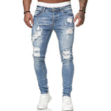 Mens Fashion StreetWear Jeans Skinny Jeans Men Vintage  Denim Trouser Mens Casual Slim Fit Pencil Denim Pants