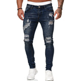 Mens Fashion StreetWear Jeans Skinny Jeans Men Vintage  Denim Trouser Mens Casual Slim Fit Pencil Denim Pants
