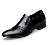 Men's Dress Shoes Square Toe Oxfords Shoes Lace up Wedding Shoes