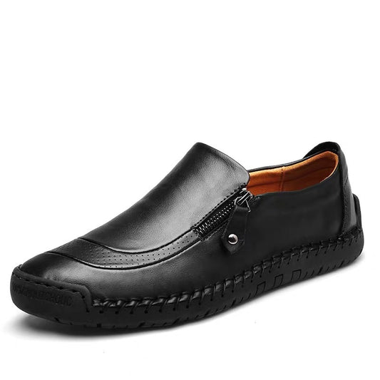 Mens Shoes Casual Breathable Flat Peas Shoes Outdoor Non-slip Driving Shoes
