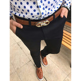 Mens Fit Casual Trousers Men's Suit Trousers