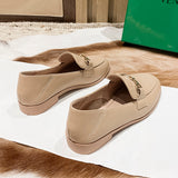 Flat Loafers for Women, Business Casual Comfortable Slip On Work Dressy Shoes Penny Loafer para Mujer