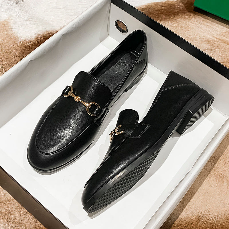 Flat Loafers for Women, Business Casual Comfortable Slip On Work Dressy Shoes Penny Loafer para Mujer