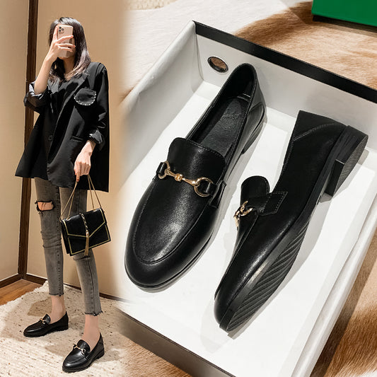 Flat Loafers for Women, Business Casual Comfortable Slip On Work Dressy Shoes Penny Loafer para Mujer