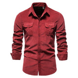 Mens Fashion Shirts For Men Wear Shirt College Tops Longsleeve Blue