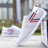 Men'S Soft-Soled Canvas Shoes, Sports And Leisure Old American Cloth Shoes, Peas