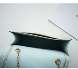 Womens Shoulder Bag High Quality Pu Lock Chain Diagonal Bag