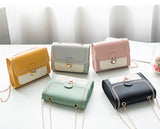 Womens Shoulder Bag High Quality Pu Lock Chain Diagonal Bag